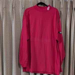 Vintage NWT Men's Size XXL Detroit Red Wings Long Sleeve Mock Turtle Neck Shirt